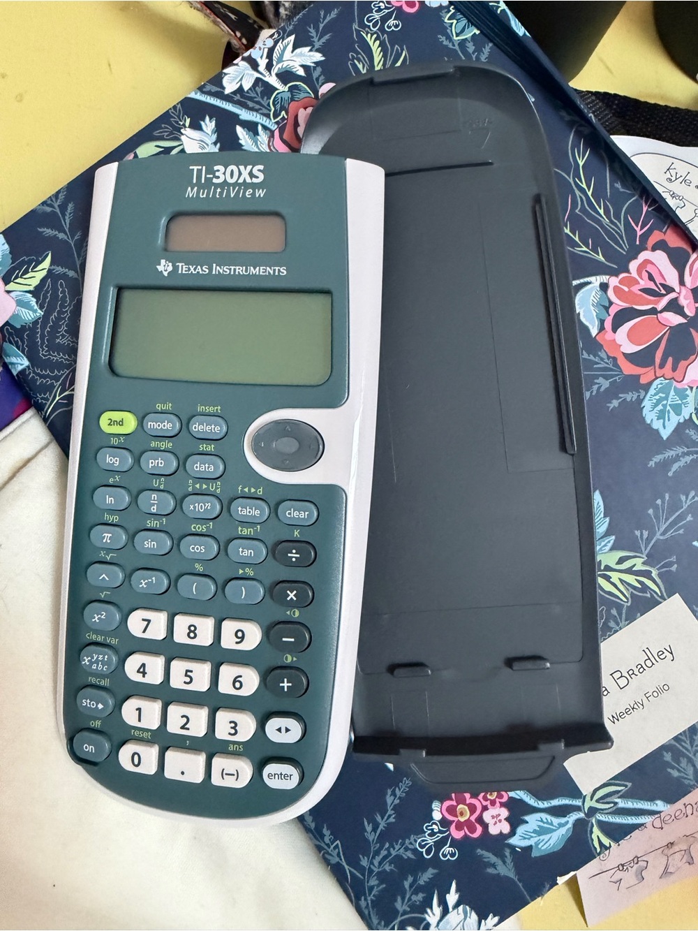 Texas Instruments TI-30XS Scientific Calculator in Teal and White